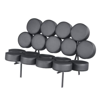 Livingroom Modern Leather Accent Chairs , Marshmallow Modern Comfy Chair