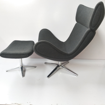 Replica Fabric Upholstering Indoor Chaise Lounge Chair With High Density Foam