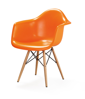 Famous Leisure Chair Eames Plastic Armchair Modern Restaurant Chairs
