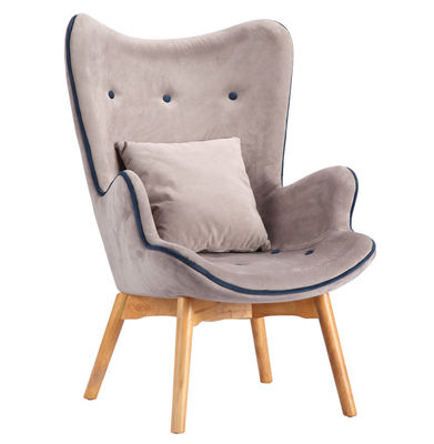 صندلی های رختشویی مجلل اتاق نشیمن پوشش پلاستیکی با تراکم متراکم با پای راست