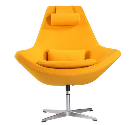 متروپولیتن آرامش بخش هتل صندلی های اتاق، Fabric Upholstered Swivel Chair Leisure