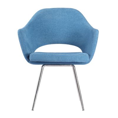 نمایشگاه سالن رستوران صندلی فایبر گلاس قاب قرمز / سبز / آبی